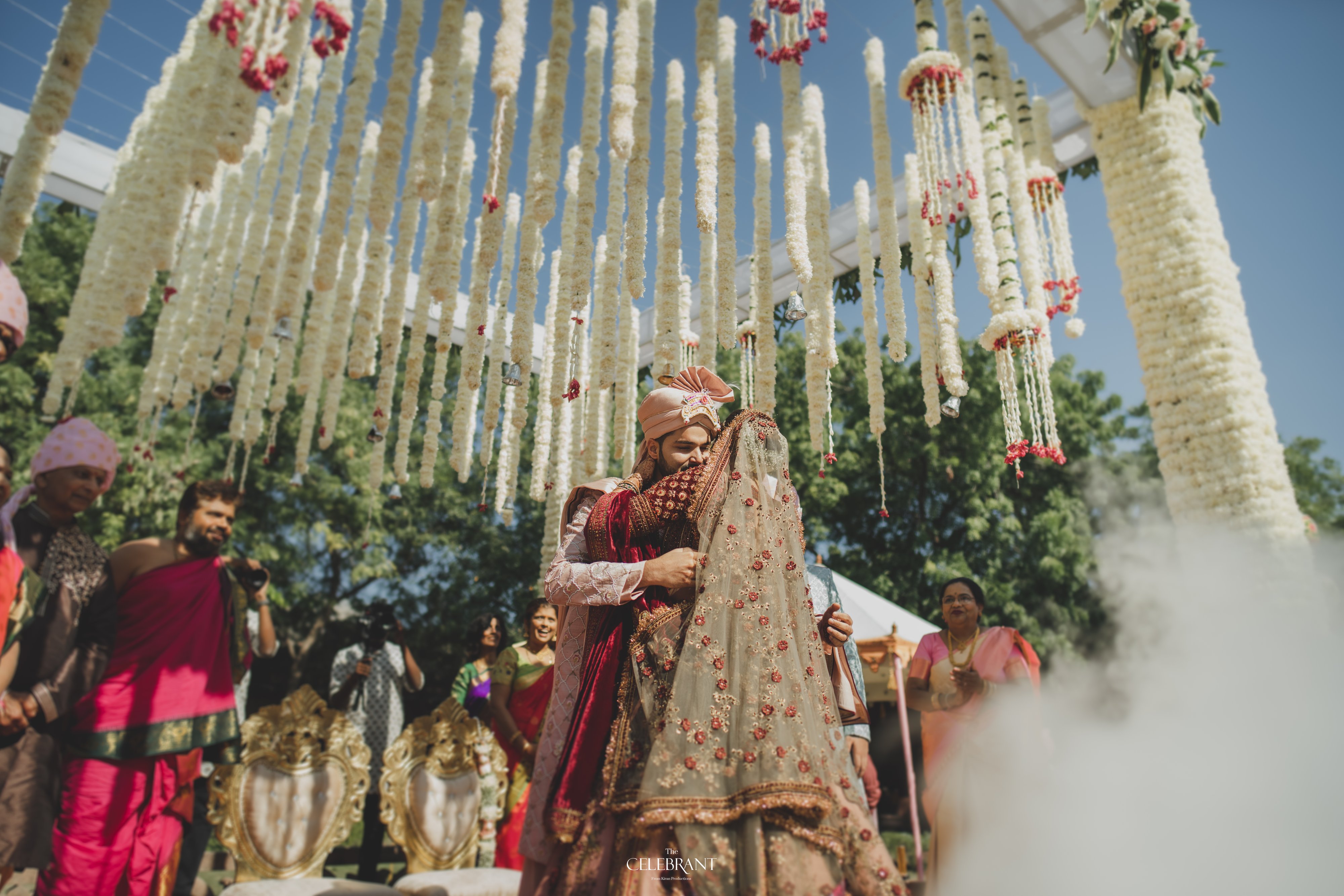 Anuroopa & Vishal Destination Wedding Wedding Mandap at Chanwa Fort, Jodhpur - custom styling by Saaj Weddings